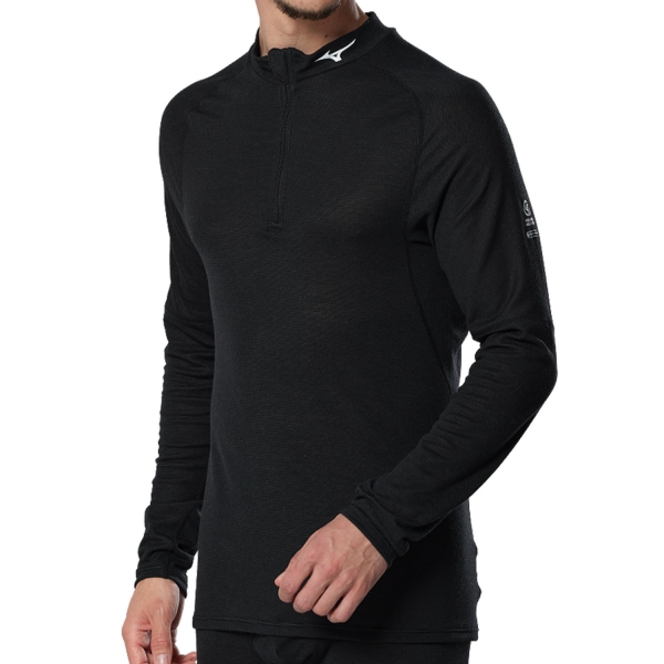 Maglia Intima Uomo Mizuno Premium Merino Maglia  Black A2GAC68009
