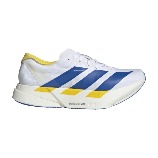 Zapatillas Running Performance Hombre adidas adizero adios Pro 4  FTWR White/Blue/Yellow KI9388