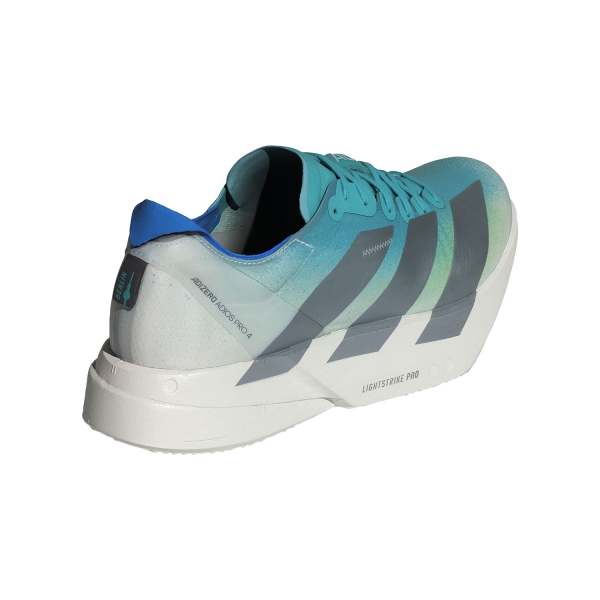 adidas adizero adios Pro 4 - Hi Res Aqua/Iron Metallic/Grey One