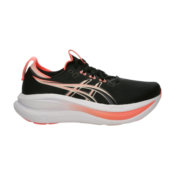 Women's Neutral Running Shoes ASICS Gel Nimbus 28  Black/Pearl Pink 1012B899003