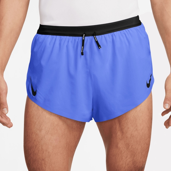 Pantaloncino Running Uomo Nike DriFIT ADV AeroSwift 2in Pantaloncini  Sapphire/Black FN3349570