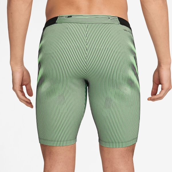 Nike Dri-FIT ADV AeroSwift 9.5in Pantaloncini - Lime Blast/Steam/Light Silver/Black