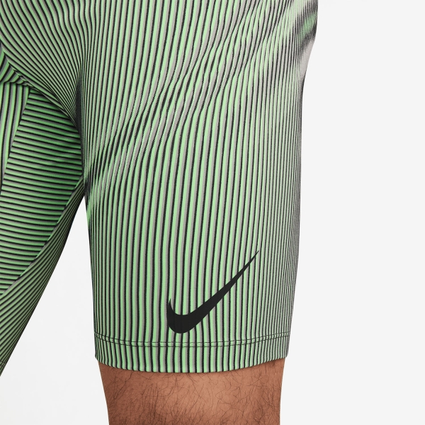 Nike Dri-FIT ADV AeroSwift 9.5in Pantaloncini - Lime Blast/Steam/Light Silver/Black