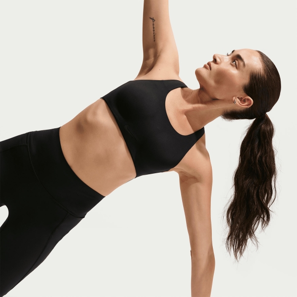 Nike Dri-FIT Rival Sujetador Deportivo - Black