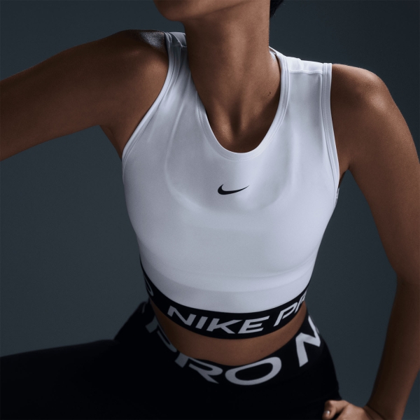 Nike Pro 365 Top - White/Black