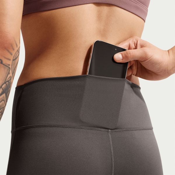 Nike One Dri-FIT Tights - Thunder Grey/White