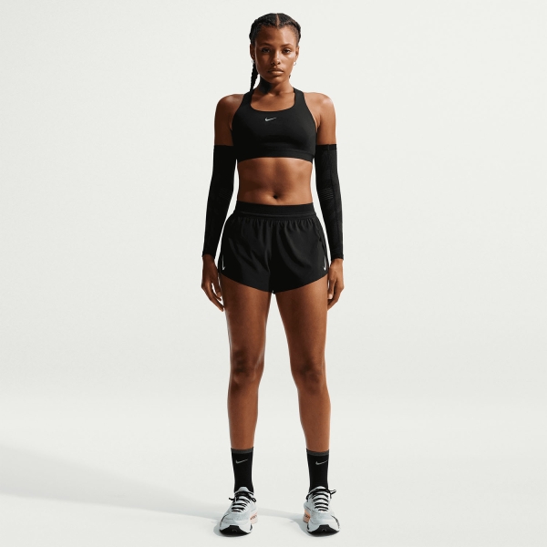 Nike Swift Sports Bra - Black/Silver