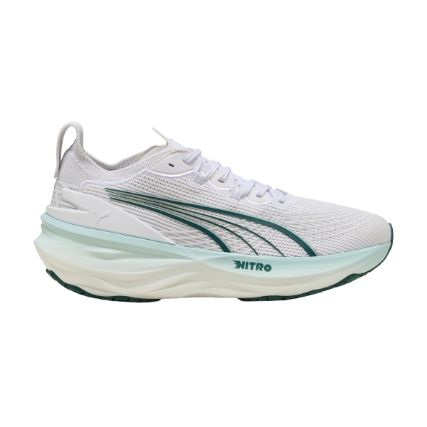 Scarpe Running Stabili Uomo Puma ForeverRun NITRO 2  White/Fresh Water 31010924