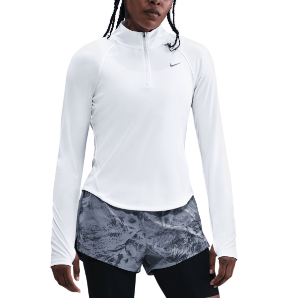 Maglia Running Donna Nike Tempo DriFIT Maglia  White/Reflective Silver HV2852100