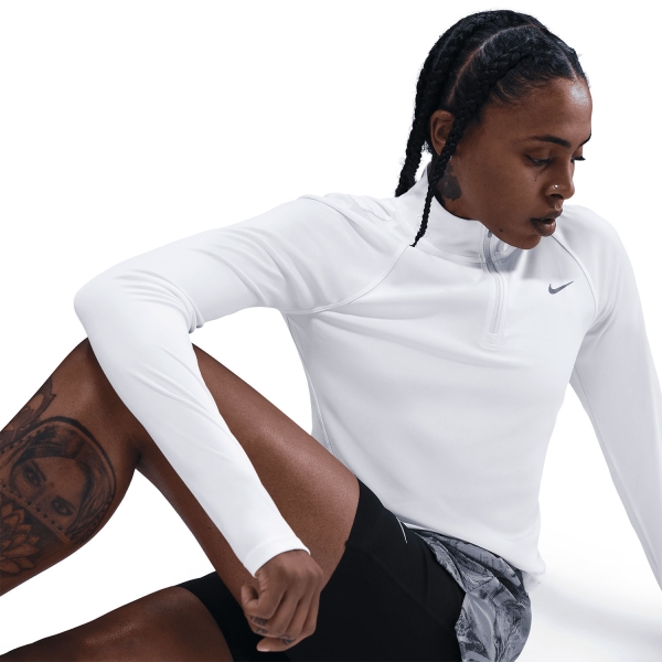 Nike Tempo Dri-FIT Maglia - White/Reflective Silver