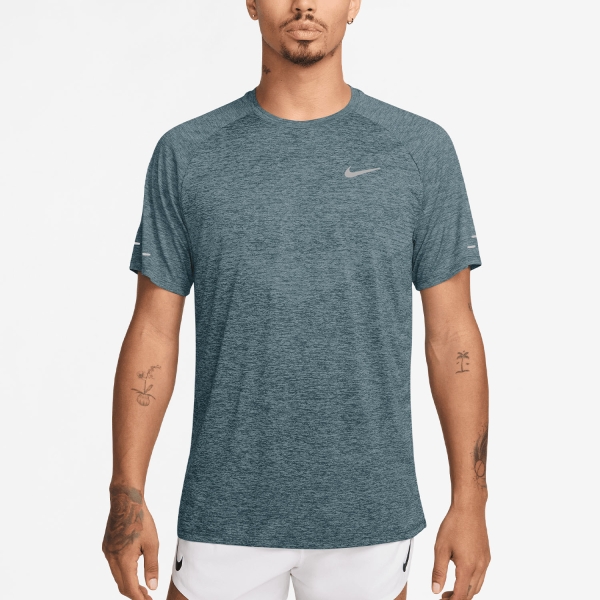 Maglietta Running Uomo Nike DriFIT ADV Stride Maglietta  Mineral Slate/Reflective Silver HV5203382