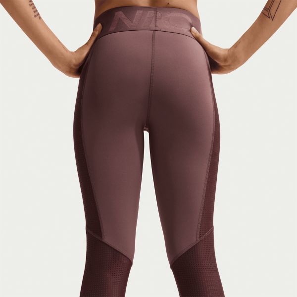 Nike Pro Sculpt 7/8 Tights - Tattoo/Burgundy Crush/White