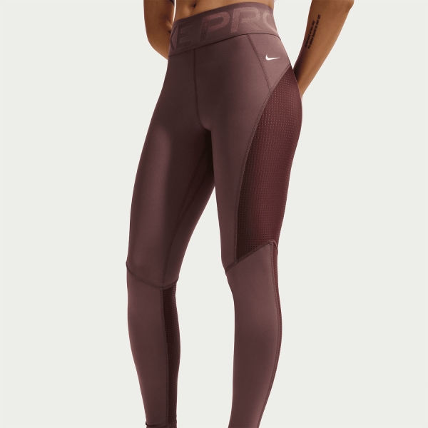 Nike Pro Sculpt 7/8 Tights - Tattoo/Burgundy Crush/White
