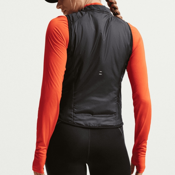 Nike Tempo Vest - Black/Reflective Silver