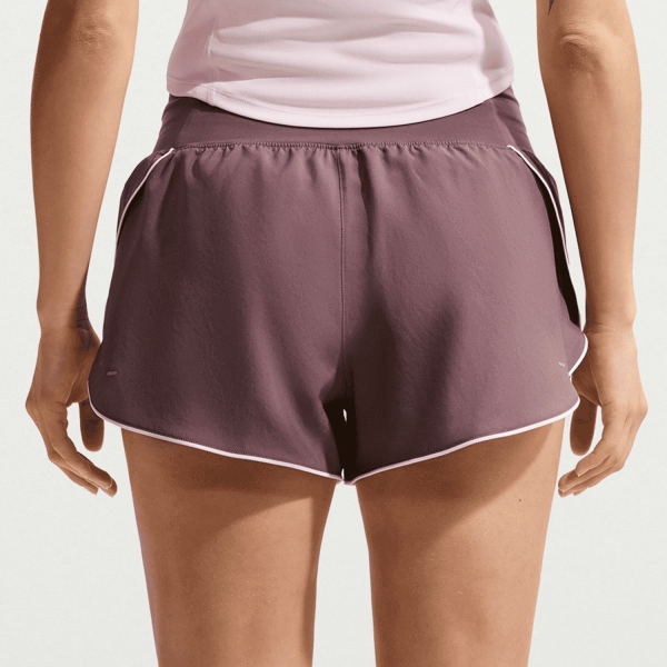 Nike Tempo Flow Swoosh 3in Shorts - Tattoo/Reflective Silver/Pink Foam