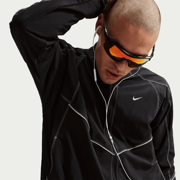 Nike Retro Chaqueta - Black/Reflective Silver