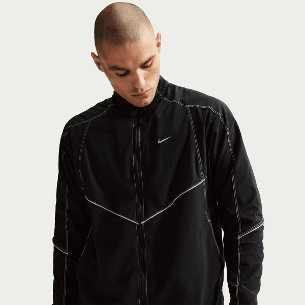 Nike Retro Chaqueta - Black/Reflective Silver