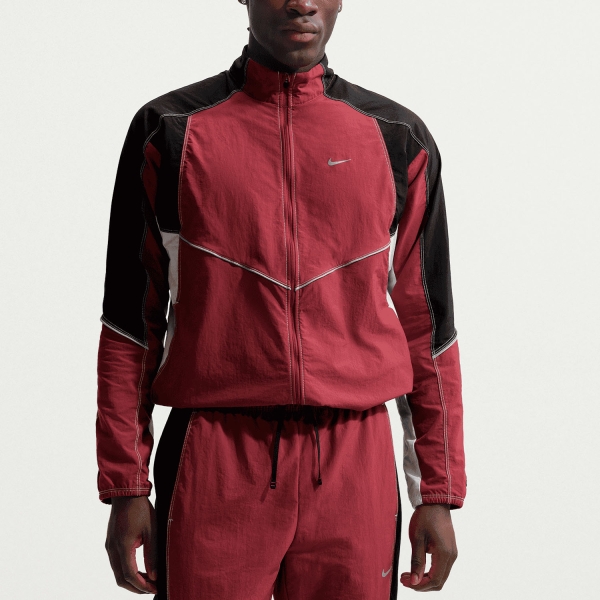 Giacca Running Uomo Nike Retro Giacca  Team Crimson/Black/Reflective Silver IF2028613