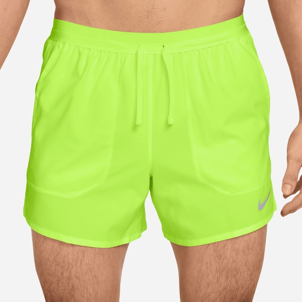 Pantaloncino Running Uomo Nike Stride DriFIT 5in Pantaloncini  Volt Ice/Reflective Silver IF2038737