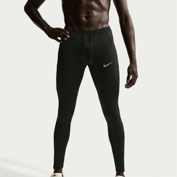 Nike Dri-FIT Stride Tights - Black/Reflective Silver