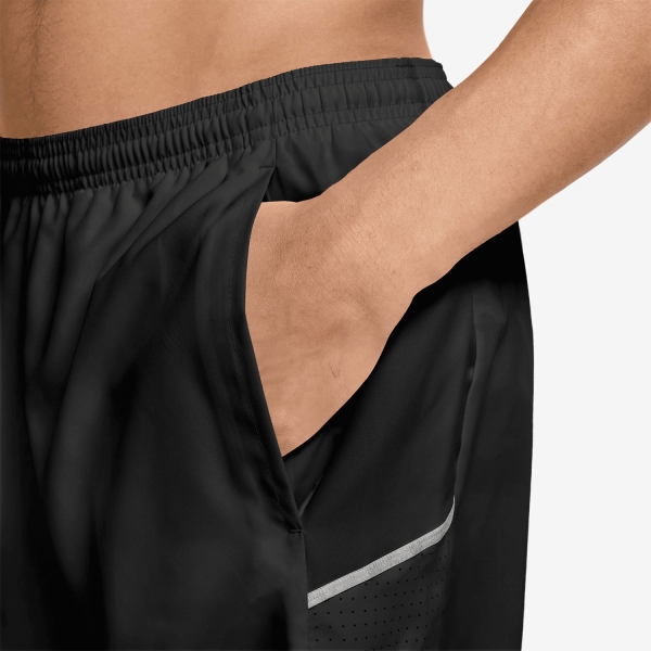 Nike Miler 5in Pantaloncini - Black/Reflective Silver