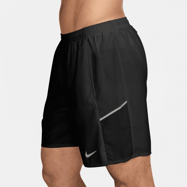 Nike Miler 7in Shorts - Black/Reflective Silver