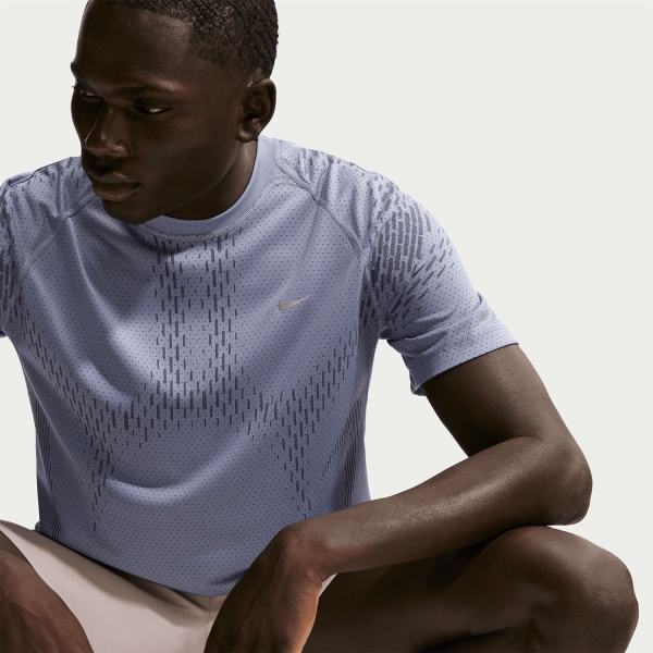 Nike Stride Dri-FIT ADV Camiseta - Iron Purple/Dark Raisin/Reflective Silver