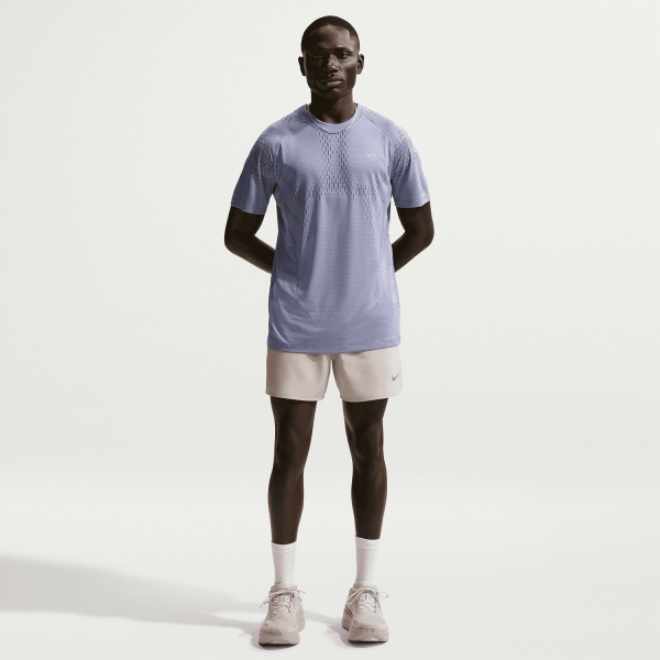 Nike Stride Dri-FIT ADV Camiseta - Iron Purple/Dark Raisin/Reflective Silver