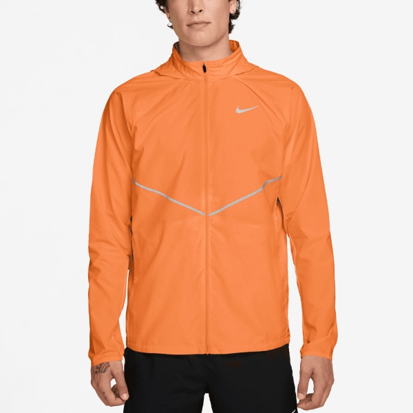 Giacca Running Uomo Nike Repel Miler UV Giacca  Total Orange/Reflective Silver IF2369803
