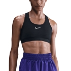 Nike Swoosh Dri-FIT Sports Bra - Black/White