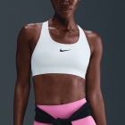 Nike Swoosh Dri-FIT Sports Bra - White/Black