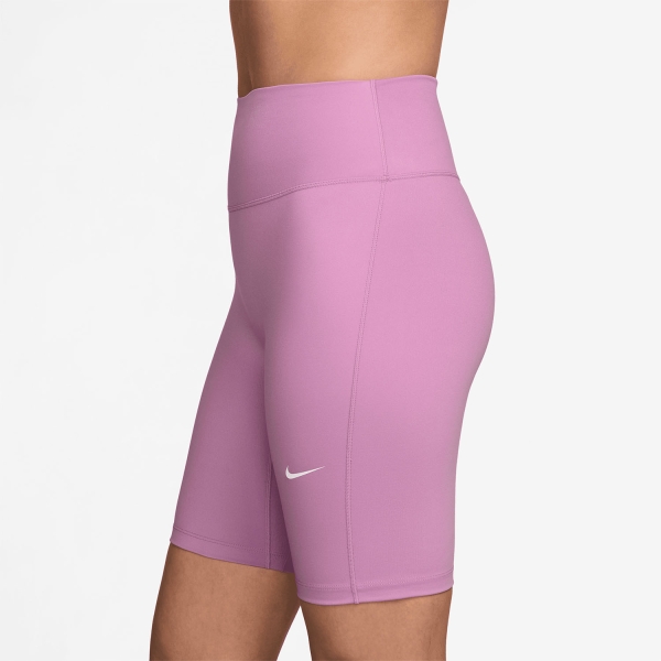 Nike One 8in Pantaloncini - Light Magenta/White