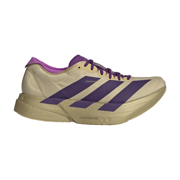 Scarpe Running Performance Donna adidas adizero adios Pro 4  Sand/Rich Purple/Gold Metallic JR7416