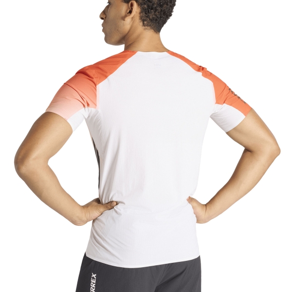 adidas Terrex Xperior Pro T-Shirt - White/Semi Impact Orange