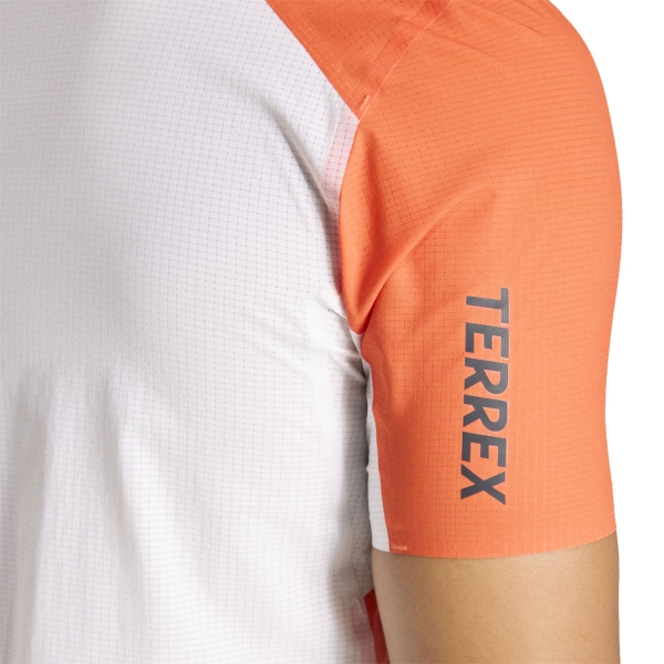 adidas Terrex Xperior Pro T-Shirt - White/Semi Impact Orange