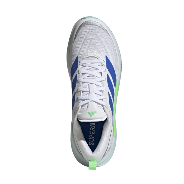 adidas Supernova Glide - FTWR White/Blue/Lime Burst