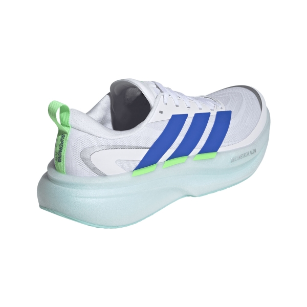 adidas Supernova Glide - FTWR White/Blue/Lime Burst