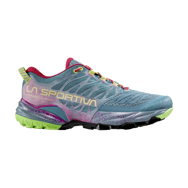 Scarpe Trail Running Donna La Sportiva Akasha II  Topaz/Red Plum ZFRS067B24U02