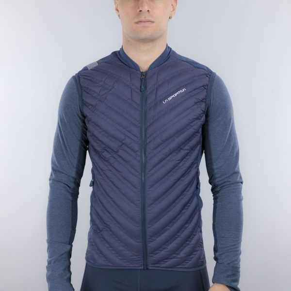 Chaquetas Trail Running Hombre La Sportiva Alya Chaleco  Night Sky/Chalk ZARV010B46W04