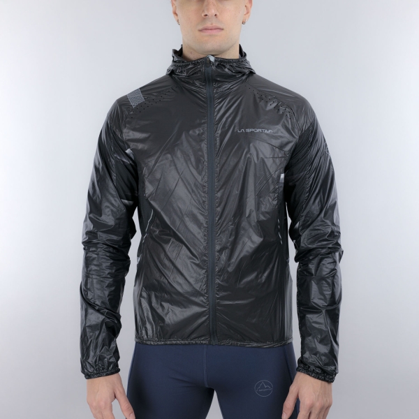 Chaquetas y Suéteres Outdoor Hombre La Sportiva Blizzard Windbreaker Chaqueta  Carbon/Black ZARJ017G00K00