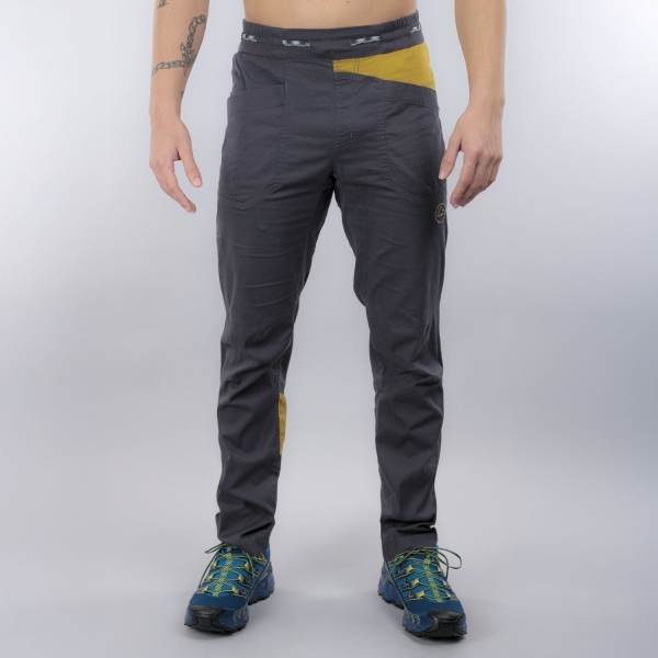 Shorts e Pantaloni Outdoor Uomo La Sportiva Bolt Pantaloni  Onyx/Savana ZACP072G19E32