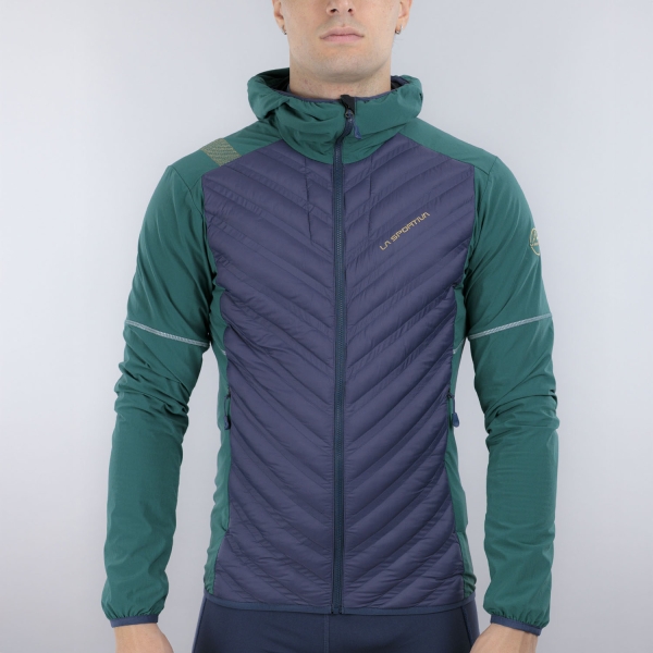 Chaquetas Trail Running Hombre La Sportiva Koro Chaqueta  Night Sky/Jungle ZARJ016B46E21