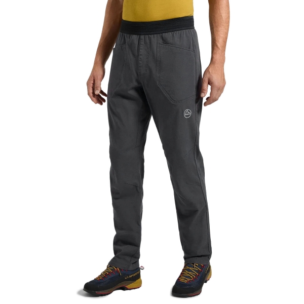 Shorts e Pantaloni Outdoor Uomo La Sportiva Pueblo Pantaloni  Onyx/Chalk ZACP060G19W04