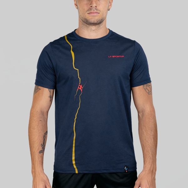Men's Outdoor T-shirt La Sportiva Route TShirt  Night Sky ZACT161B46B46