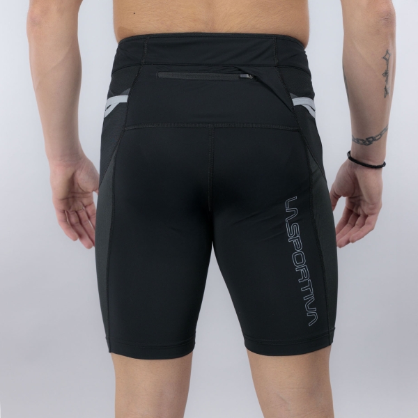 La Sportiva Triumph 8in Shorts - Black/Cloud