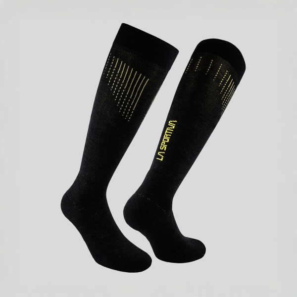Calze La Sportiva Wool Thermo Calze  Black/Yellow ZZSS005K00Y00