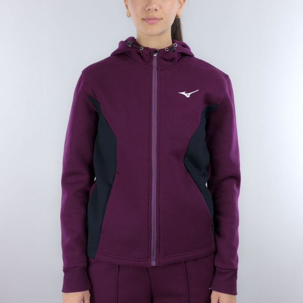 Maglia e Felpa Fitness e Training Donna Mizuno Athletics Felpa  Dark Purple/Baritone Blue K2GCC70286