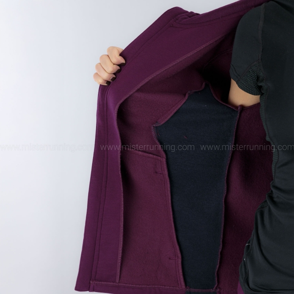 Mizuno Athletics Felpa - Dark Purple/Baritone Blue