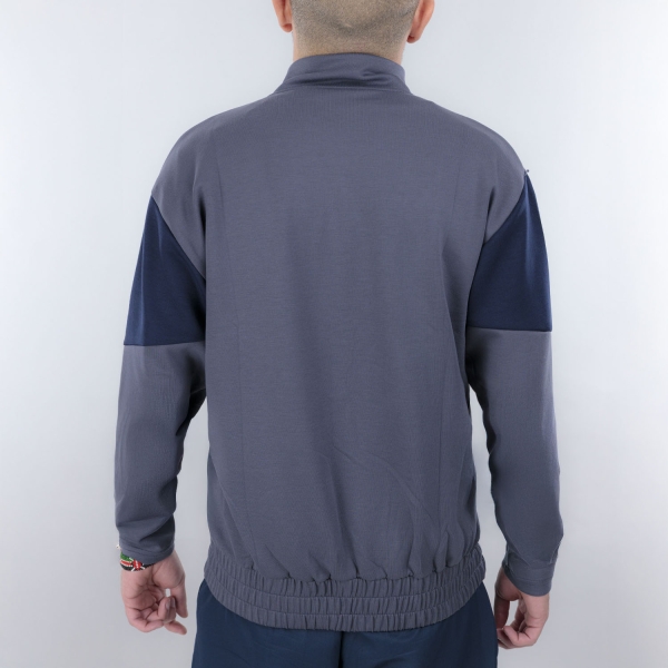 Mizuno Athletics Sweatshirt - Odyssey Gray/Baritone Blue