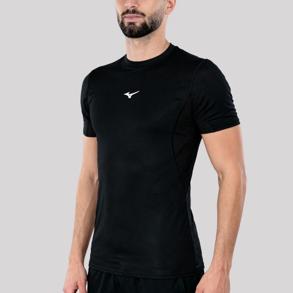 Camiseta y Top Intimas Hombre Mizuno Mid Weight Light Camiseta  Black A2GA155309